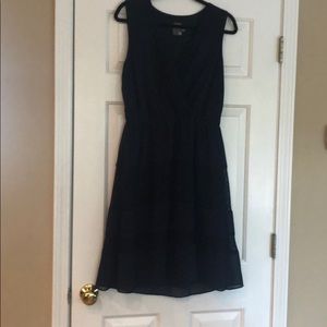 Navy Blue Sleeveless Dress